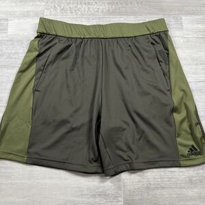 Adidas‎ Men's Large 7" Inseam Yoga Training Shorts Shadow Olive HC4432 NEW
